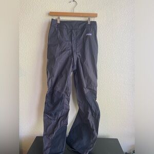 Vintage Patagonia Womens Size 6 Waterproof Rain Hiking Pants Zippered Legs